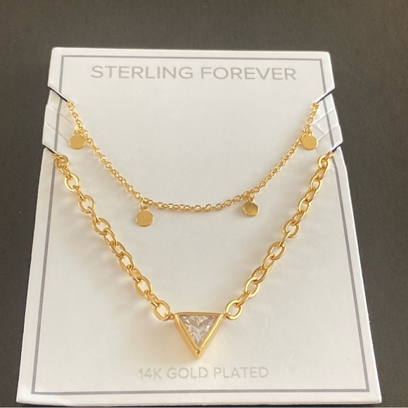 Sterling Forever 14K Gold Plated Bellamy Multistrand Necklace - Picture 2 of 11